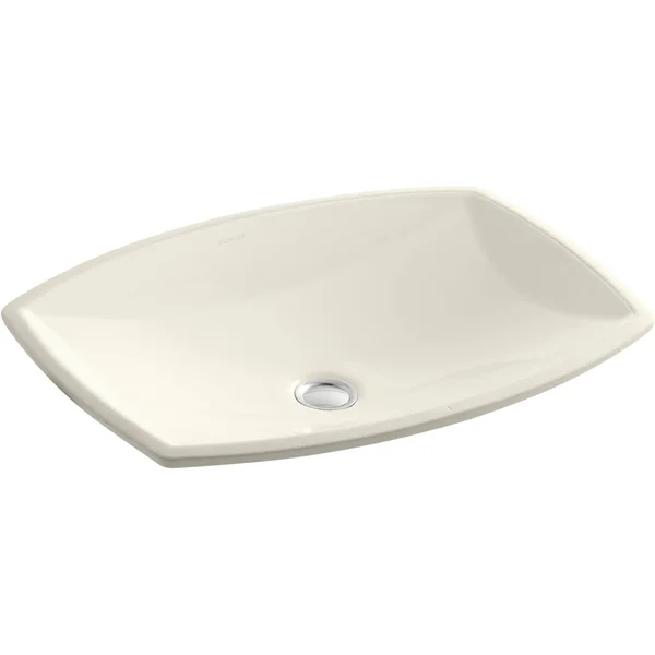 KOHLER K-2382-96 Kelston Undermount Bathroom Sink, Biscuit, 20.38 x 15.25 x 5 in