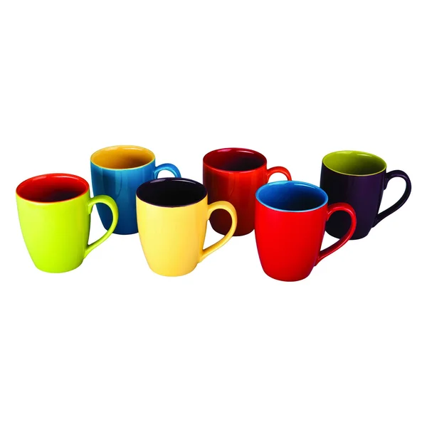 Bia Cordon Bleu Two-Toned Mugs Set of 6 (15 oz)