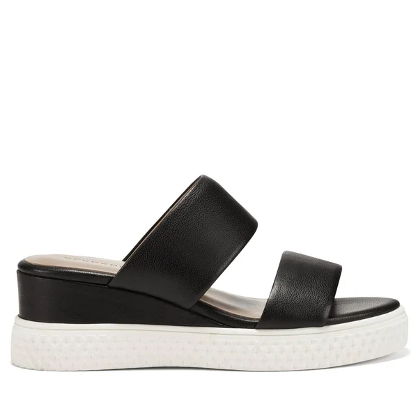 Aerosoles Women's Zeff Wedge Sandals - Black - 8M