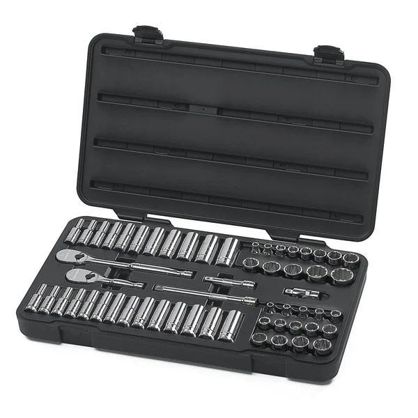 GearWrench 57-Piece 3/8x22 Drive 12 Point SAE/Metric Socket Set