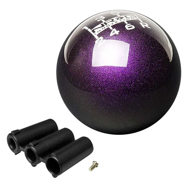 NRG Innovations SK-300GP-1-W Manual 6-Speed Pattern Ball Style Weighted Green Purple Shift Knob