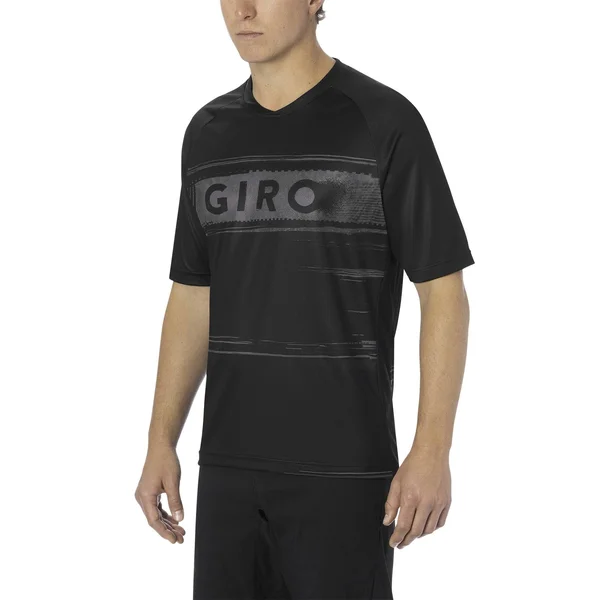 Giro Men's Roust Jersey Black - Charcoal Hypnotic XL
