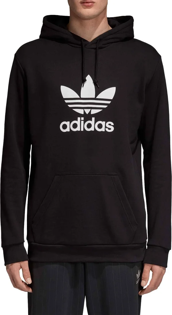 Adidas Originals Men's Trefoil Hoodie, XS, Black