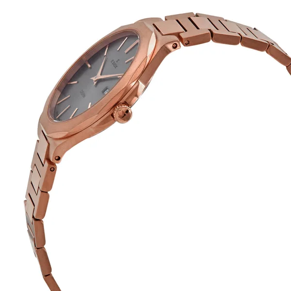 Edox Delfin Quartz Grey Dial Ladies Watch 57005 37rm Gir