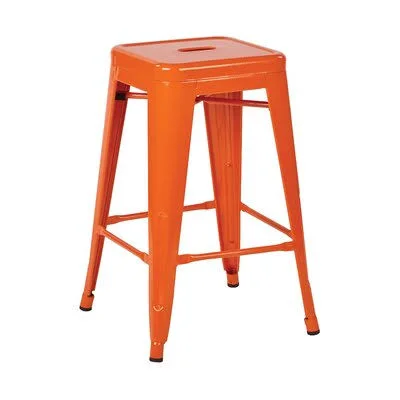 Blaney Short & Counter & Bar Stool Brayden Studio Color: Orange - Seat Height: Bar Stool (30” Seat Height)