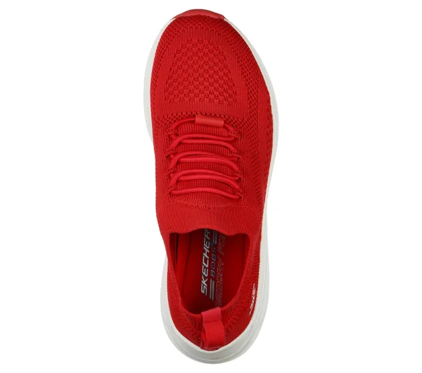 Skechers Women's Bobs Sport Sparrow 2.0 Allegiance Crew Sneaker - Red