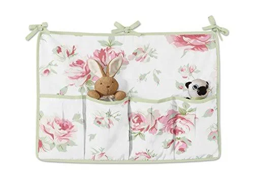 Sweet Jojo Designs Woodsy Coral - Mint and Grey Collection Window Panels, Set of 2