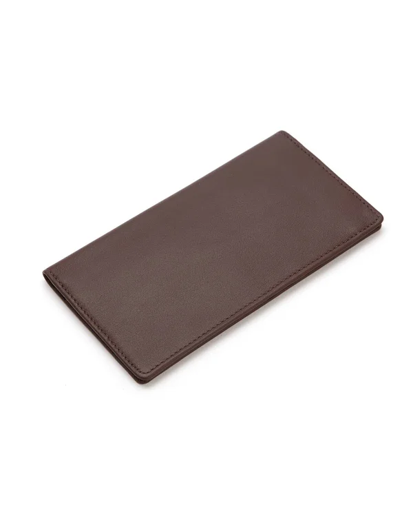 Royce Leather Checkbook & Secretary Black