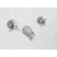 Newport Brass 3-1605/15S Miro Wall Mount Tub Faucet Satin Nickel