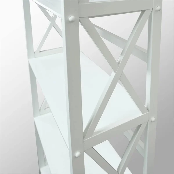 Casual Home Montego 5-Shelf Bookcase, White