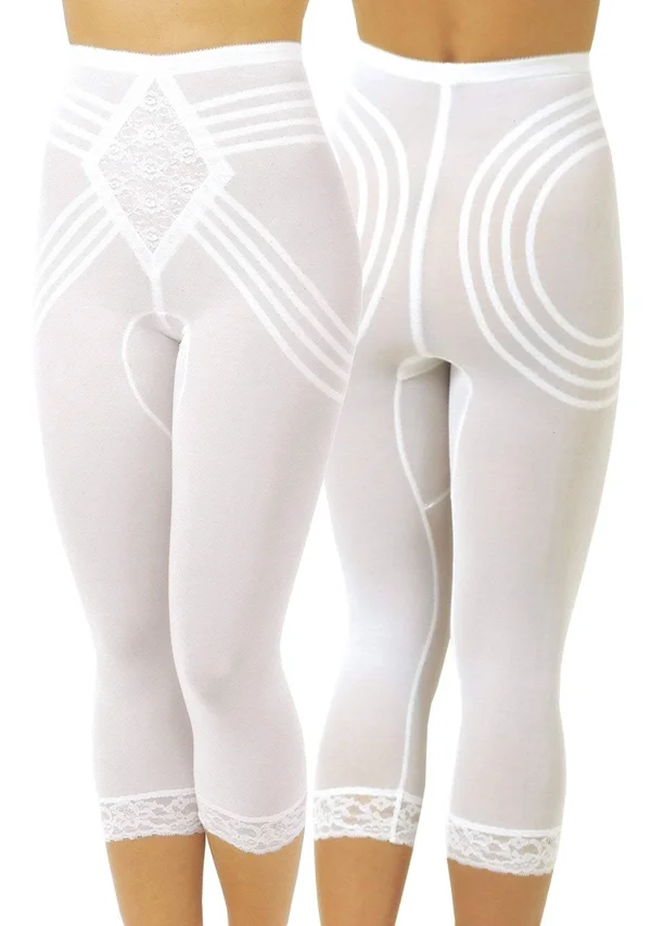 Rago White Leg Shaper/ Pant Liner- Firm Shaping