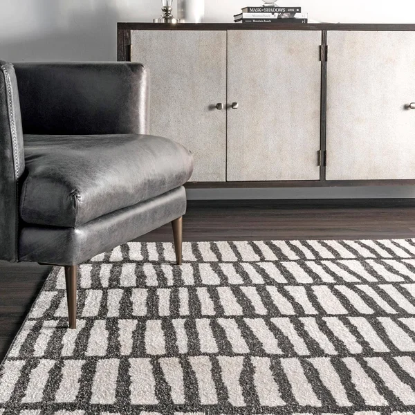 nuLOOM Quinn Jaggy Striped Area Rug - Size: 9& x 12&