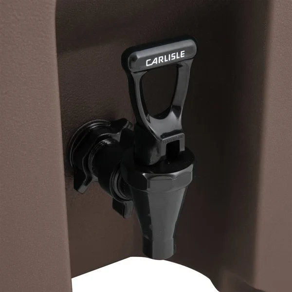 Carlisle XT250001 Cateraide Beverage Server 2.5 Gal, Brown