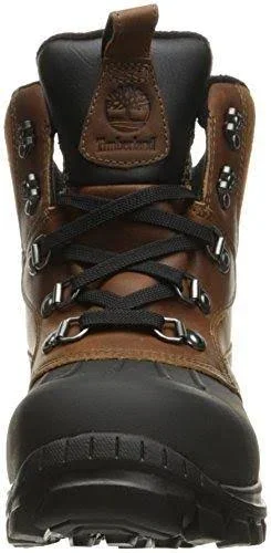 Medium Brown Timberland Chillberg Mid Shell Toe Boots - Men's Size 7.5