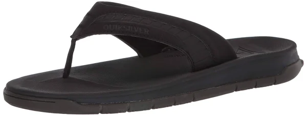 Quiksilver Men's Coastal Excursion Travel Sandals - Size: 10, Black