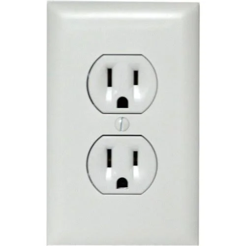 Minigadgets BBWIFIWALLOUTLET Wall Outlet with 1080p Wi-Fi Camera