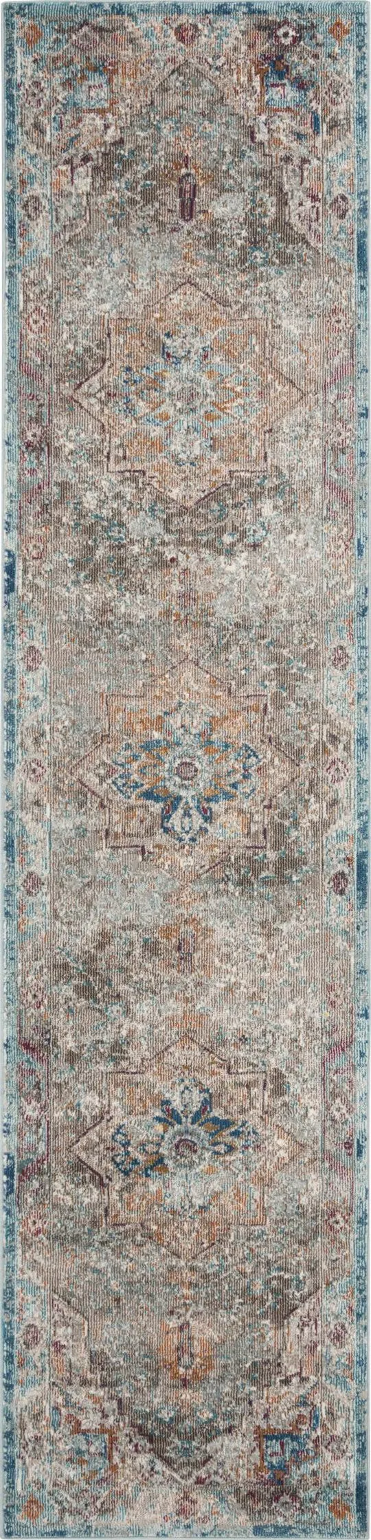 Safavieh Aria Rug ARA119 Beige - Blue, 10& x 14&