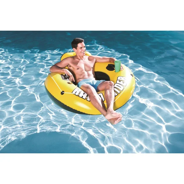 Bestway Rapid Rider 53x22 Inflatable Raft Tube with Handles/Cup Holders (8 Pack)
