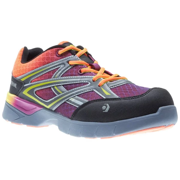 Wolverine Women's Jetstream Carbonmax Safety Toe Shoe - 9.5 W - Orange, Purple