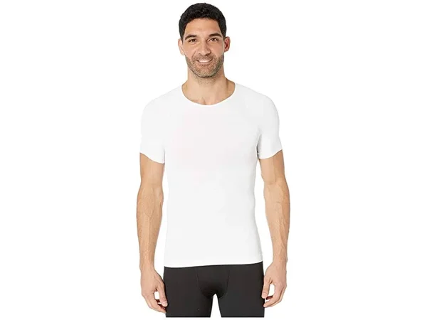 Spanx Men's Zoned Performance Crew Neck Undershirt - White - XL