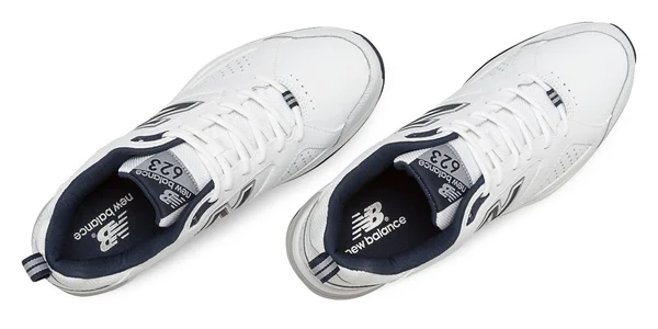 New Balance Men's 623v3 Shoes White with Navy, Size: 12.5