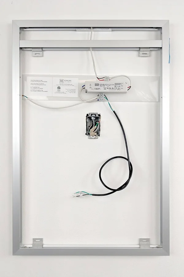 Side-Lighted LED Bathroom Vanity Mirror: 28x22 Wide x 44x22 Tall - Rectangular - Wall-Mounted