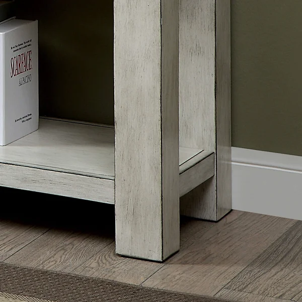 Furniture of America Piza Rustic Solid Wood 4 Drawer Sofa Table