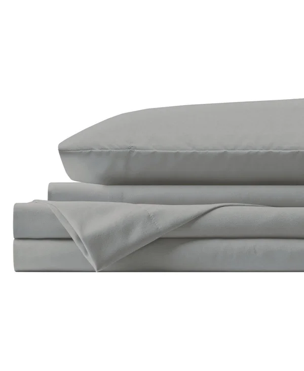 Sunham Microfiber Anti Bacterial POLYGIENE Sheet Set, White