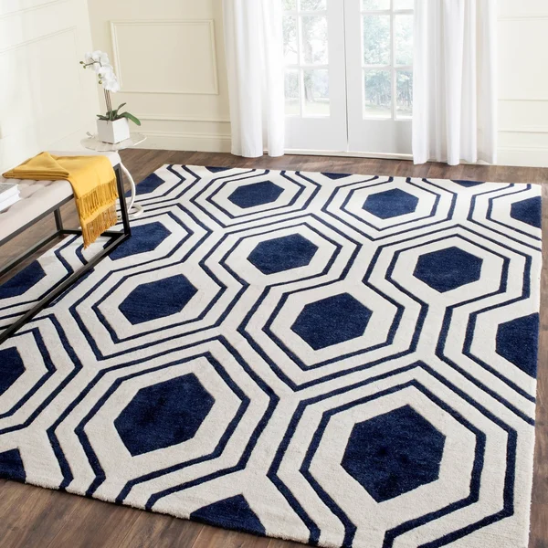 Safavieh 3' x 5' Chatham CHT760B Blue - Ivory Rug