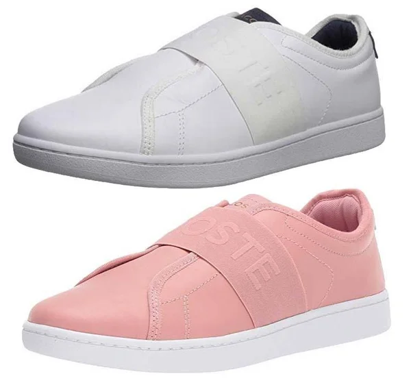 Lacoste Women's Carnaby Evo Slip 318 1 Sneaker White/Navy