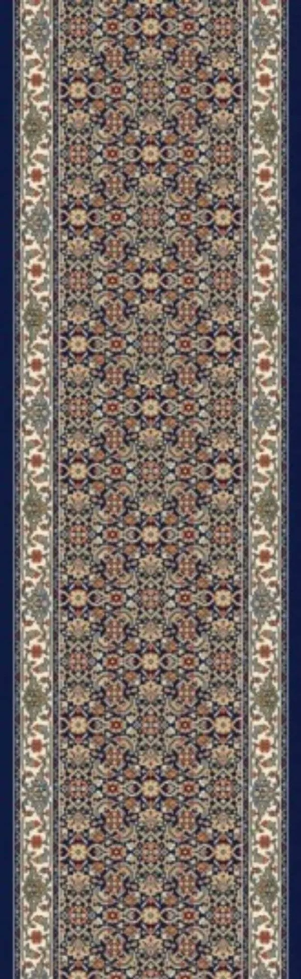Dynamic Rugs Black 7& 10x22 57011 Rug Ancient Garden Traditional Round