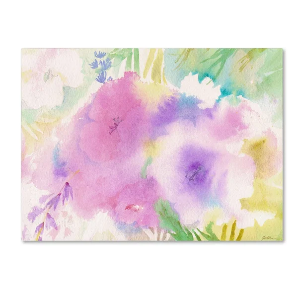 Trademark Global Sheila Golden &Purple Magic& Canvas Art