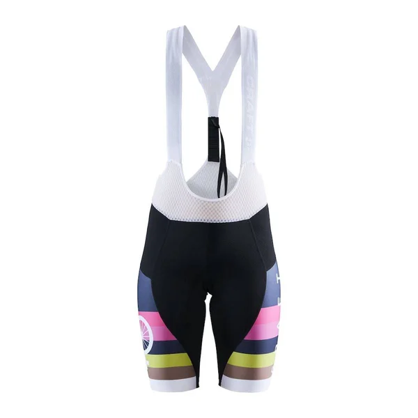 Craft Women's Hale Glow Bib Short - XL - Black - Fame
