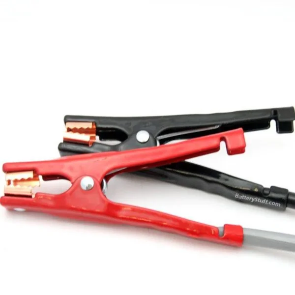 Quickcable - 602310-001 - 12' 1 Gauge 500 Amp Rescue Mechanic Clamp Heavy Booster Cable
