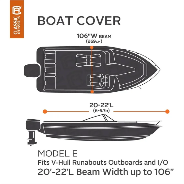 Classic Accessories Dryguard Waterproof Boat Cover