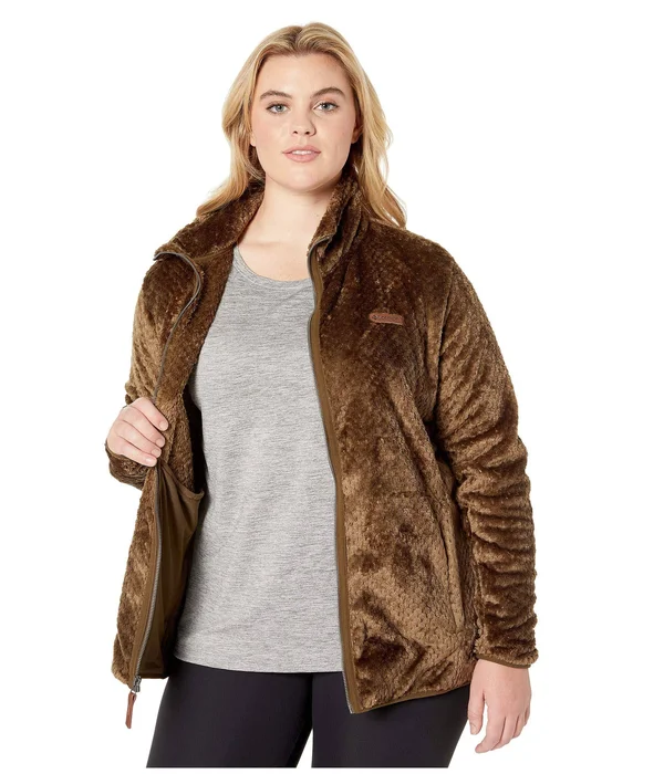 Columbia Fire Side II Sherpa Full Zip Olive Green - 2x