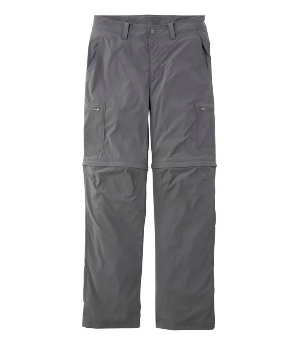 Men's Water-Resistant Cresta Hiking Zip-Off Pants Gray 38x34 - L.L.Bean