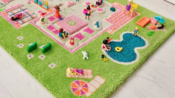 IVI Playhouse 3D Play Rug - Green
