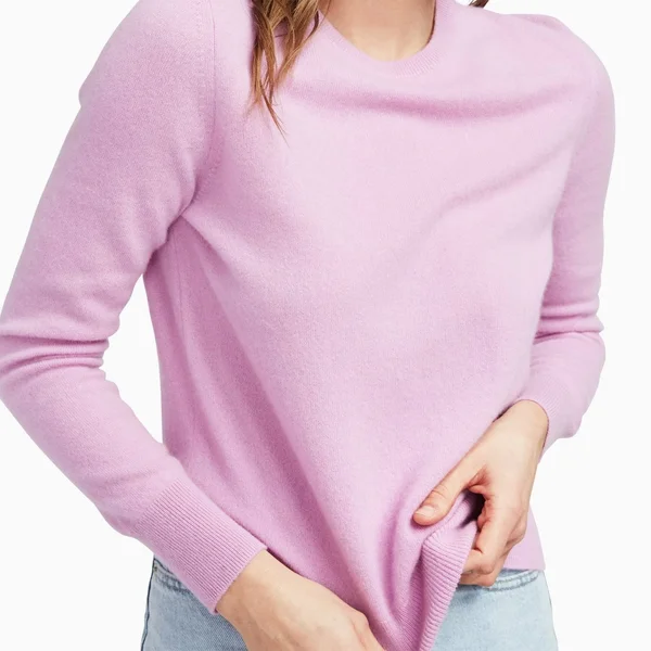 The Essential Cashmere Sweater Womens Lilac - Xxs by NAADAM