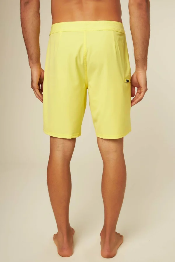 O&Neill Hyperfreak Solid 19x22 Boardshorts Men's Lemon, 29