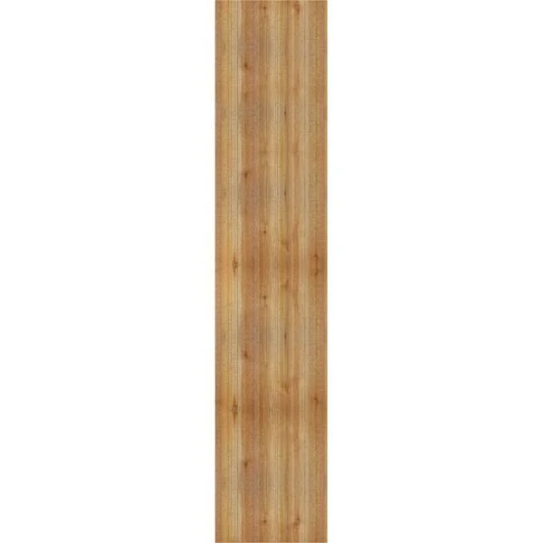 16 7/8x22W x 82x22H TimberCraft Five 3 3/8x22 Boards Joined Board-n-Batten Shutters, Rough Sawn Western Red Cedar (Per Pair)