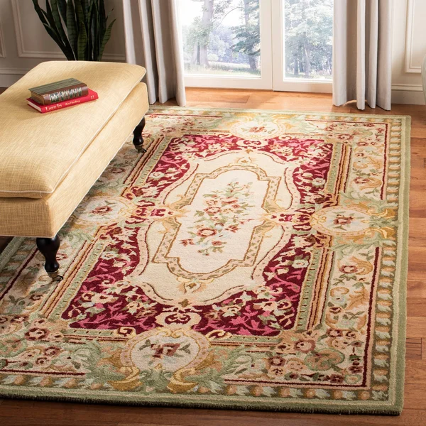 Safavieh Savonnerie SAV114Q 2&6x22 x 8&0x22 Runner Red, Ivory Area Rug
