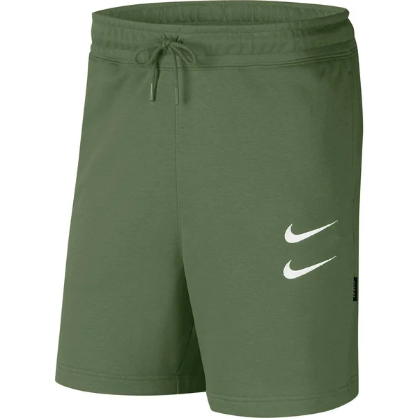 Nike Men's Swoosh Shorts-Green XL