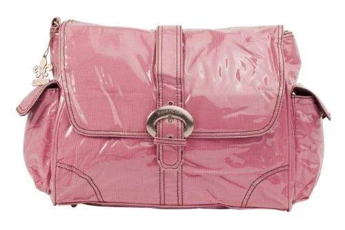 Kalencom Laminated Buckle Bag - Purple Corduroy