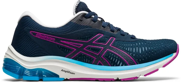 Asics Gel Pulse 12 Womens Running Shoes - Navy-9