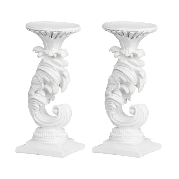 A & B Home Mermaid Candle Holder - Set of 2 - 4" x 4" x 10"