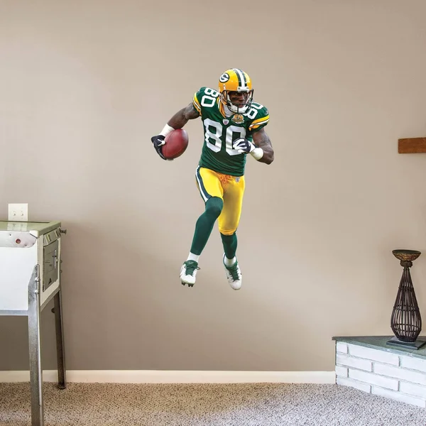 Green Bay Packers: Donald Driver Legend - Officially Licensed NFL Removable Wall Adhesive Wall Decal Giant Athlete +3 Wall Decal
