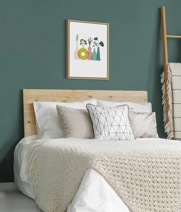 Kate and Laurel Sylvie Plant Play Framed Canvas Wall Art by Duchess Plum - 18x24 Natural, Colorful Floral Art for Wall, Size: 18