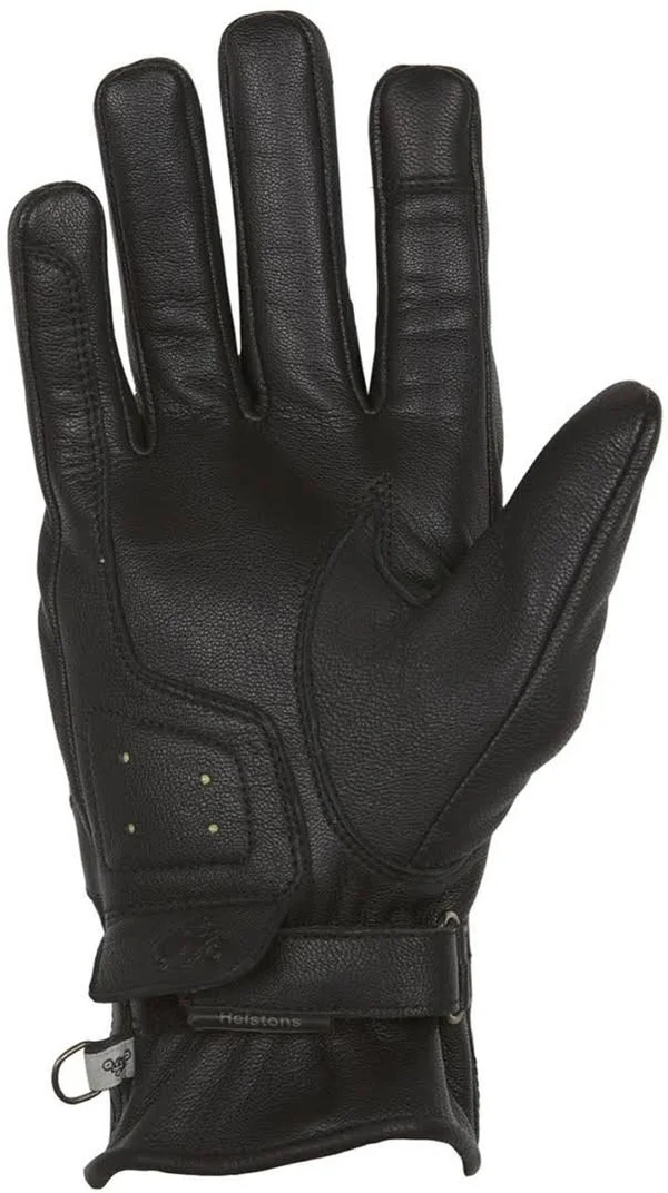 Helstons Mora Motorcycle Gloves - Black, Size L