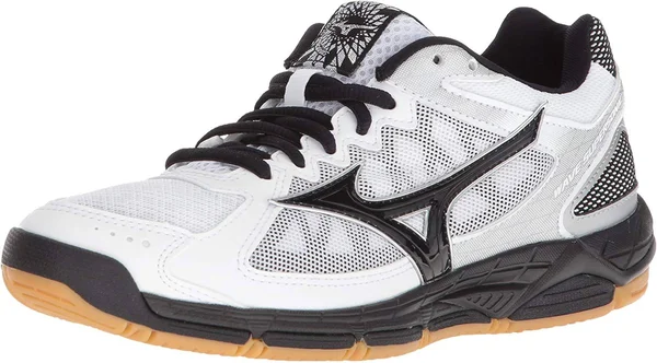 Mizuno Wave Supersonic Women's Volleyball Shoes - 7.5 - White - Black